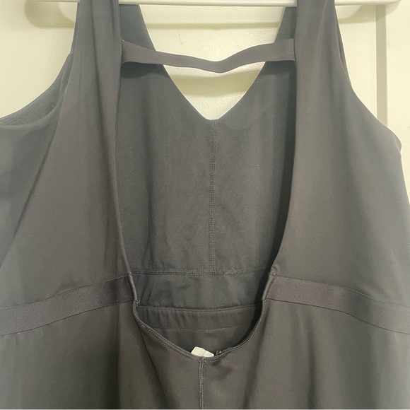 Fabletics Motion 365+ Jumpsuit One Piece Size 3x BLACK Sculpting Workout Stretch - Picture 5 of 8